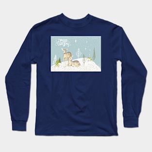 Oh Deer It's Christmas Long Sleeve T-Shirt